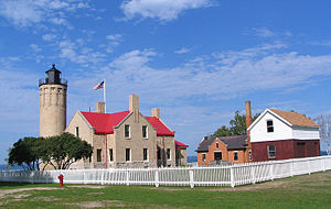Old Mackinaw Point Light in 2005