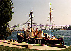 Lightship Huron in 1987