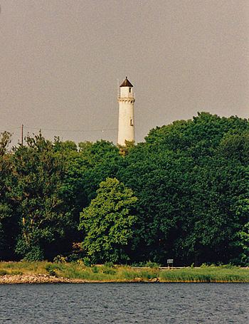 Karlskrona Harbor Range Lights in 1999 - 33rd trip