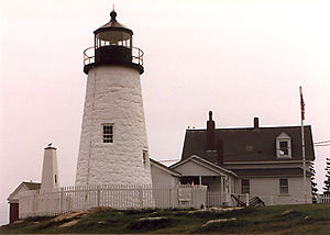 Pemaquid Point Light in 1986