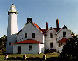 Point Iroquois Light in 1987