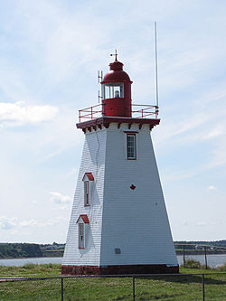 Souris East Light in 2009 - 50th trip