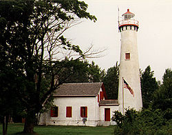 Sturgeon Point Light in 1987