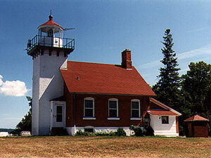 Sherwood Point Light in 1989