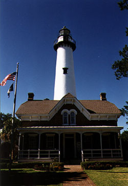 St. Simons Island Light in 1996